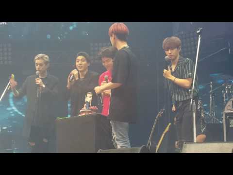 160820 Day6 Live Concert Dream in Bangkok - Happy birthday Dowoon