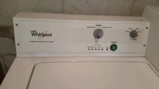 Reset control Whirlpool commercial washer machine