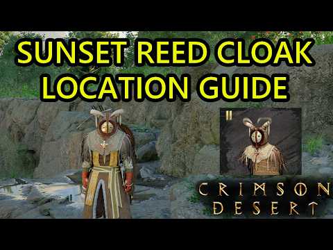 Sunset Reed Set Reed Devil's Armor and Sword in Crimson Desert