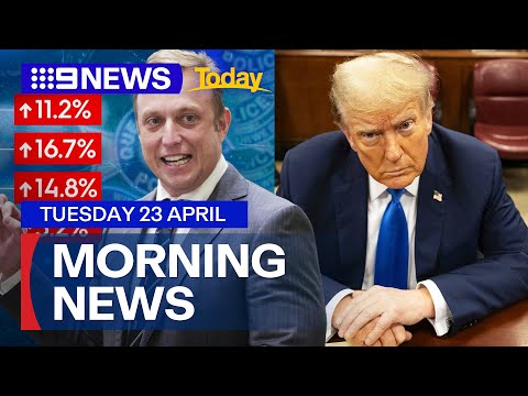 Queensland youth crime explodes; Donald Trump hush money trial | 9 News Australia