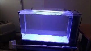How to setup a Fluval SPEC 5 saltwater fish tank DAY 2
