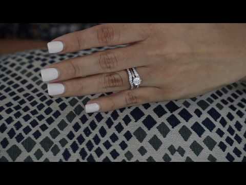 0.48 Ct. Contour Prong in Channel Set Enhancer Ring Guard - TwoBirch TB-GUARD-0049-WG-H