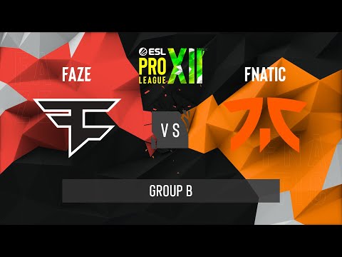 CS:GO - FaZe Clan vs. Fnatic [Inferno] Map 1 - ESL Pro League Season 12 - Group B - EU