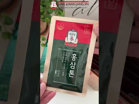 [Mở Hộp] Nước Hồng Sâm Jung Kwan Jang (홍삼정) Tonic Mild 50ml x 30 Gói 