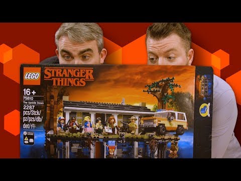 Stranger Things Lego Upside Down unboxing and build