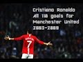 Cristiano Ronaldo•All 118 Goals For Manchester United•2003-2009•HD 1080p