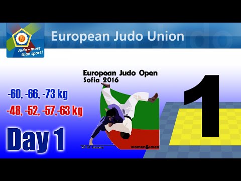 European Judo Open 2016 - Sofia (BUL) - Day 1 - Mat 1