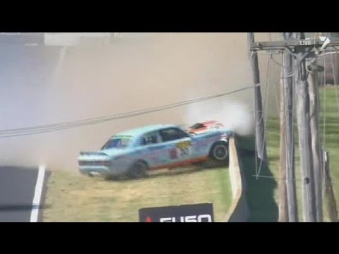 2013 Touring Car Masters - Bathurst - Race 2 - Big Crash - Glenn Seton & Andrew Miedecke