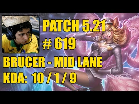INTZ Red Brucer - Mid: Ahri vs Anivia (Snowlz) - BR Challenger 926 PDL #619