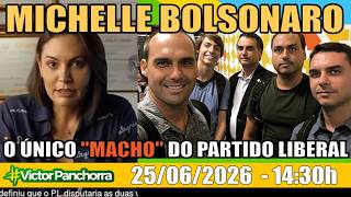 MICHELLE BOLSONARO MOSTRA QUIE É O ÚNICO "MACHO" DO PARTIDO LIBERAL QUE MANDA EM BOLSONARO.