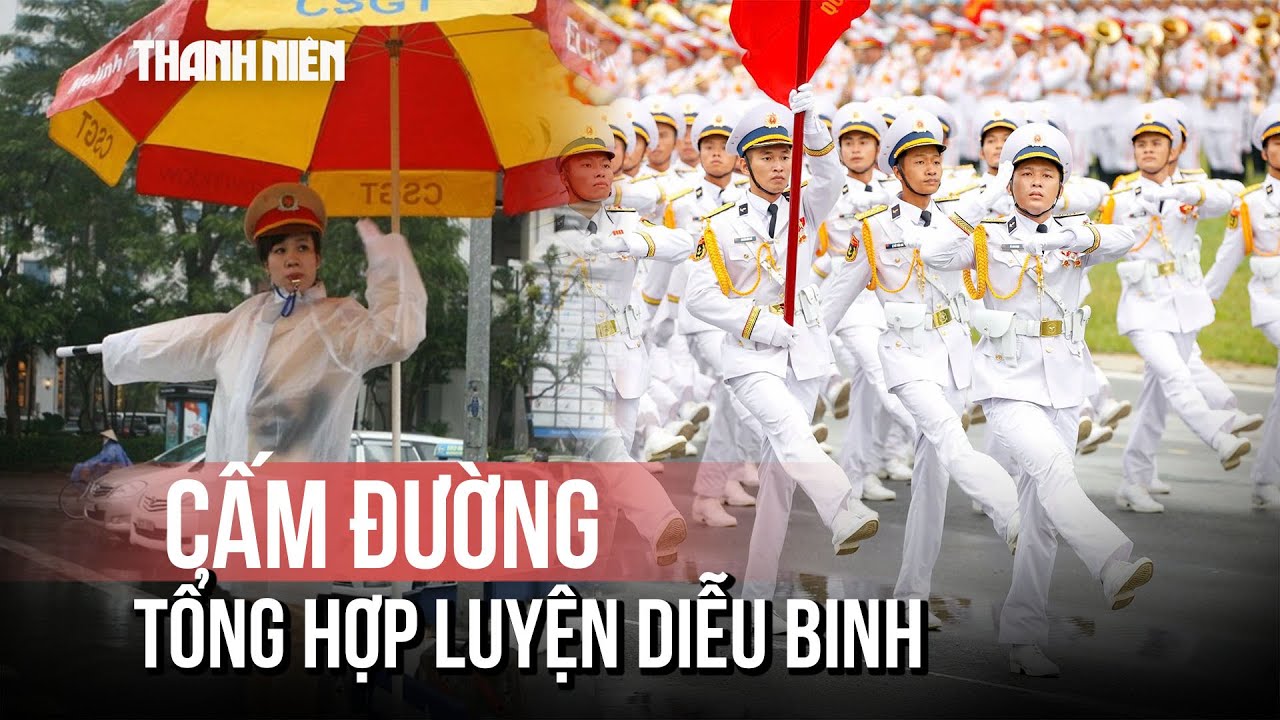 Đi lại thế nào khi Hà Nội cấm đường để tổng hợp luyện diễu binh?