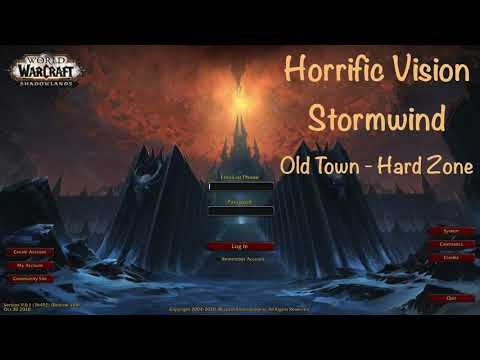 WoW Horrific Vision Stormwind - Old Town Hard Zone