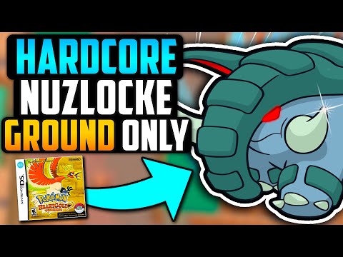 Pokémon HeartGold Hardcore Nuzlocke - Ground Types Only! (No items, no overleveling)