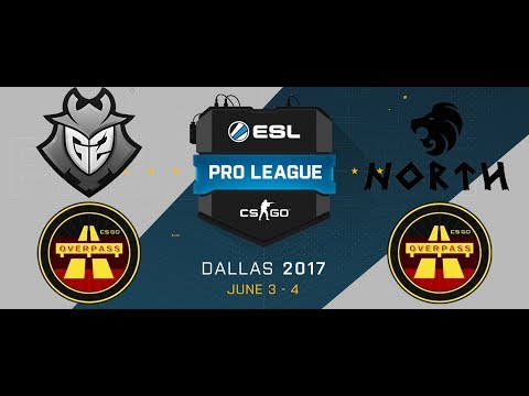 CS:GO Best Moments G2 Esports vs North map 3 Overpass Grand Final ESL Pro League Dallas 2017