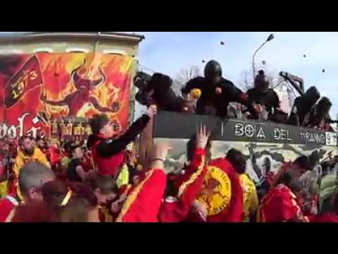 Battaglia delle arance 2017, domenica, Boia del Tiranno al Rondolino