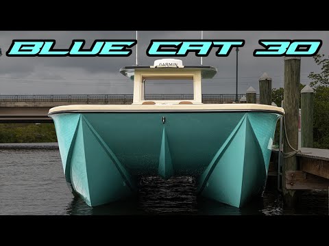 Blue Cat 30' VS one of the most dangerous inlets in Florida!