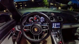 [Winding Road] 2024 Porsche 718 Boxster Style Edition - POV Night Drive (Binaural Audio)