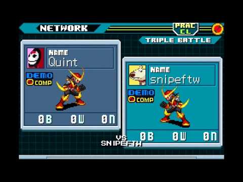 Mega Man Battle Network Chrono X Demo - Day 1 Netbattles