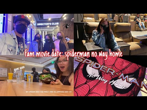 [VLOG] FAMILY DAY | Spiderman: No Way Home 🕷