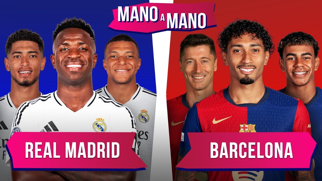 REAL MADRID X BARCELONA: QUEM É MELHOR? | MANO A MANO DO CAMPEONATO ESPANHOL