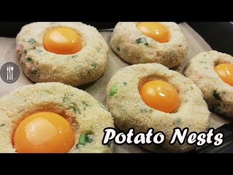 Potato Nests | Baked Potato Nest Recipe