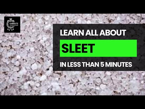 Learn all about Sleet in LESS THAN 5 minutes - Climate