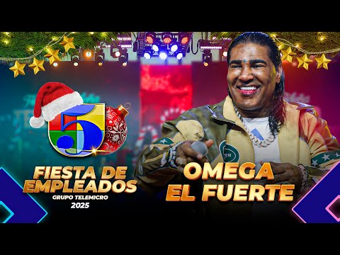 🔥 OMEGA EL FUERTE EN VIVO 🔥 Presentación Musical | Fiesta de Empleados Telemicro 2025