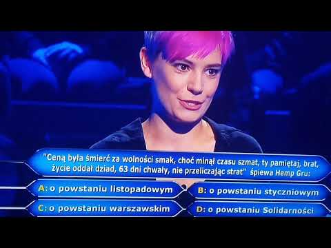 Hemp Gru w Milionerach . Bilon i Wilku  na widowni