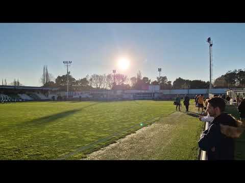 Coruxo FC - Racing Club Villalbes 3-2 the players are entering the Estadio do Vao 16.12.2023