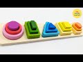 Shape Size Sorting Activity Learn Shapes Educational Videos For Toddlers