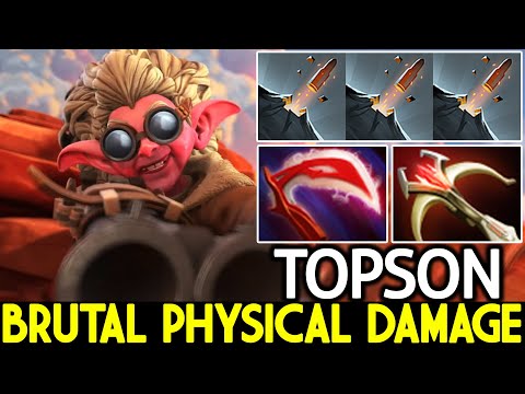 TOPSON [Snapfire] This is Way Pro Build Full Physical Damage Dota 2