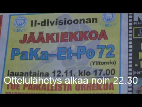 PaKa - Et-Po 72 jääkiekko-ottelu 12.11.2016