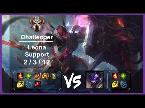 KR Challenger Replays Support Leona vs Alistar Ep.4092