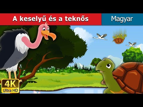 A keselyű és a teknős | Tortoise and Vulture in Hungarian | @HungarianFairyTales