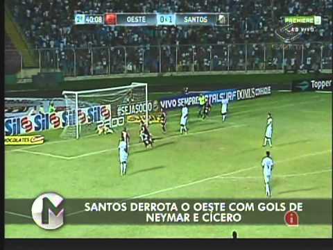 Oeste 1 x 2 Santos - narração Fernando Camargo
