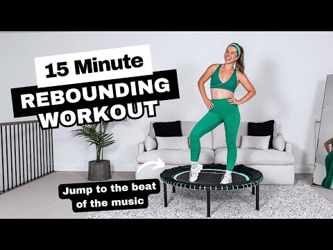 15-Minute Rebounder Workout | Fun and Energizing Cardio Routine