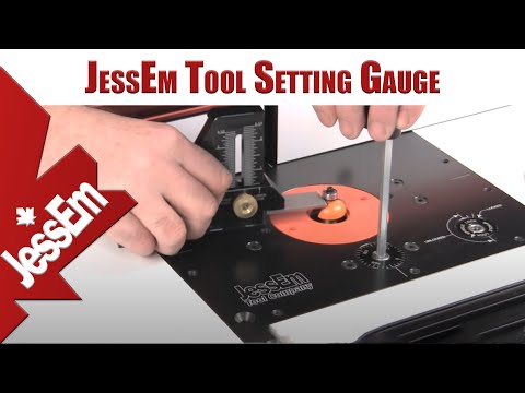 JessEm 07305 Tool Setting Gage for Table Saw Router Table Drill Press Banddaw