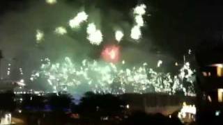 2010 countdown in Marina Bay, SIngapore