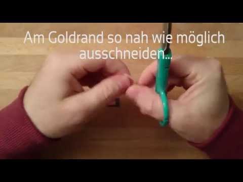 Micro Sim Karte zur Nano Sim Karte schneiden für iphone 5/6 - Nano Sim Karte selbst machen