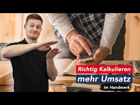 Handwerker: Ihr KALKULIERT die Preise FALSCH!
