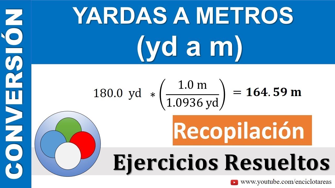 Yardas a Metros (yd a m) - RECOPILACIÓN