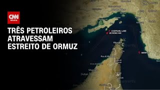 Vídeo: Petroleiros atravessam Ormuz em meio à negociação entre os EUA e o Irã | CNN NOVO DIA