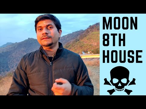 Moon in Eighth House in Vedic Astrology