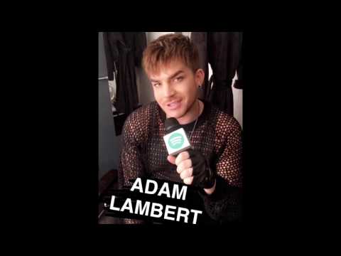 2016-11-07 Adam Lambert on spotifyau's Snapchat (6 snaps)