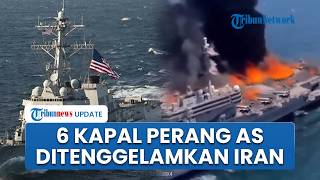 Iran Gempur 6 Kapal Perang AS di Pelabuhan Kuwait: 3 Armada Laut Tenggelam, Sisanya Rusak Parah