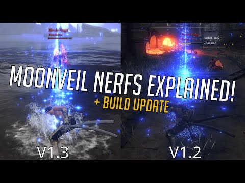 Moonveil Katana NERFS Explained & Samurai Build Update! (Elden Ring) Patch 1.03