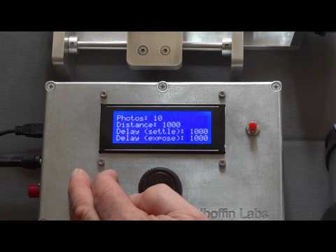 Arduino focus rail controller