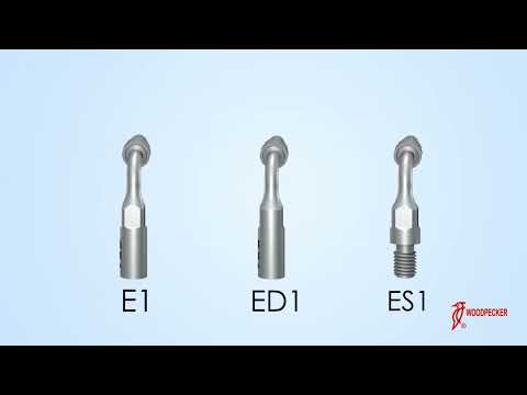 EMS and Woodpecker Compatible E1 ED1 ES1 Endo Scaler Tips Demonstration | VSDent
