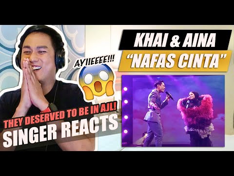Khai Bahar and Aina Abdul - NAFAS CINTA [SFMM36] | SINGER REACTION