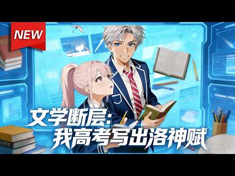 MULTISUB📢新番上线《文学断层：我高考写出洛神赋》第1~65集丨文学研究者裴衡穿越华夏文脉断层的平行世界，手握华夏千年文学底蕴的他，从校内比拼到国内赛场，一路碾压对手、屡拔头筹！#破晓动漫社